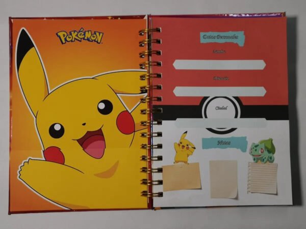 D_NQ_NP_2X_600836-MLC52173317301_102022-F Pokemon Agenda Holografica Anime Pikachu Ash Misty Brook