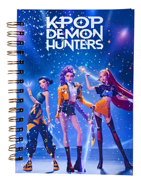 Las Guerreras Kpop Cuaderno Y Poster Acrilico Holografico A5