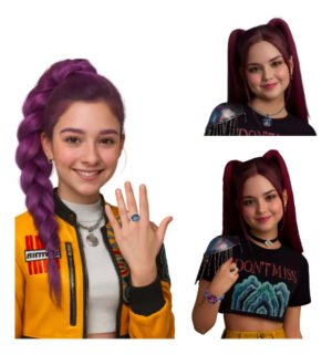 Las Guerreras K-pop Set Pulsera Collar Anillo Bisuteria