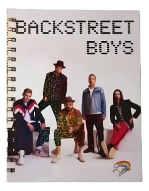 D_NQ_NP_2X_613476-MLC92292199106_092025-F Backstreet Boys Cuaderno Holográfico Hojas Con Esquelas Holográfico