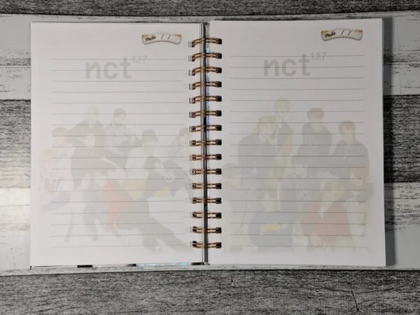 Nct 127 Cuaderno Holográfico Con Esquelas / K-pop