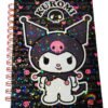 Kuromi Cuaderno Holográfico Con Esquelas Anime Kawaii
