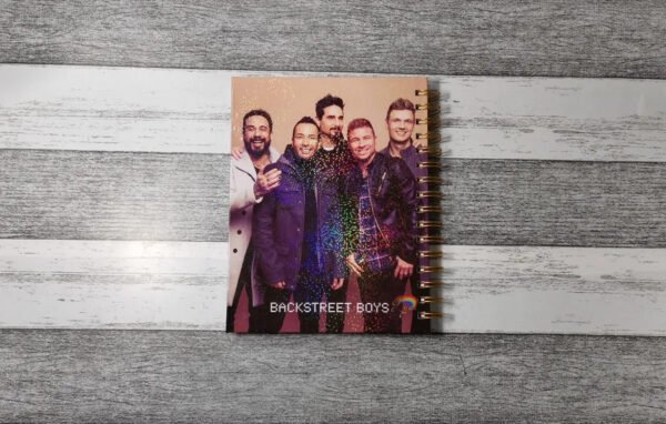 Backstreet Boys Cuaderno Holográfico Hojas Con Esquelas Holográfico