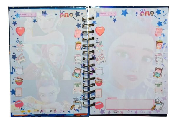 Las Guerreras Kpop Agenda Con Juegos Y Póster