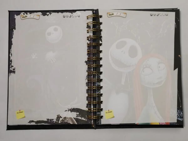 D_NQ_NP_2X_624307-MLC52173364728_102022-F l Extraño Mundo De Jack Agenda Cuero Cuaderno Tim Burton