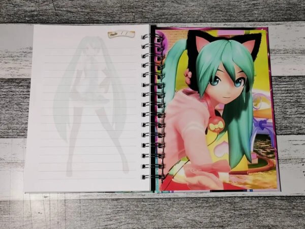 Miku Hatsune Agenda Holografica Con Esquelas Tapa Dura Anime