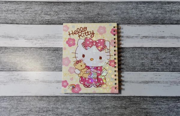 Cuaderno Hello Kitty Holográfico Anime Kawaii