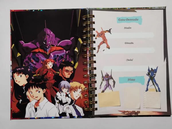 D_NQ_NP_2X_626635-MLC52169994231_102022-F Evangelion Agenda Holografica Con Diseño Anime
