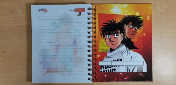 D_NQ_NP_2X_627670-MLA74231084282_022024-F Hajime No Ippo Cuaderno Holográfico Anime Espiritu De Lucha