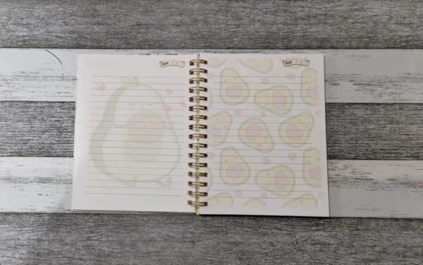 D_NQ_NP_2X_628415-MLC51205590352_082022-F Palta Cuaderno Holográfico Con Esquelas Aguacate Kawaii