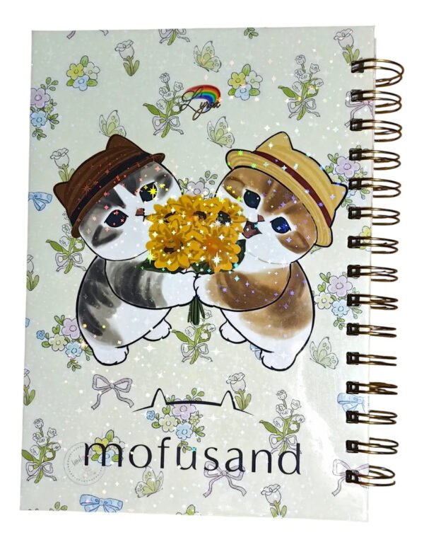Mofusand Pack Holografico Cuaderno Anime