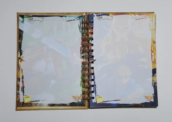 Legend Of Zelda Agenda Tapa Dura Efecto Cuero