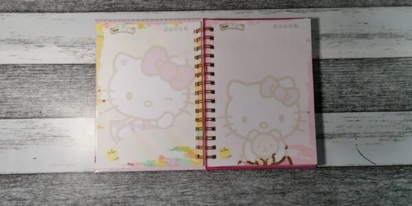 D_NQ_NP_2X_637933-MLC52528649963_112022-F Hello Kitty Diario De Vida Holográfico Con Esquelas Anime