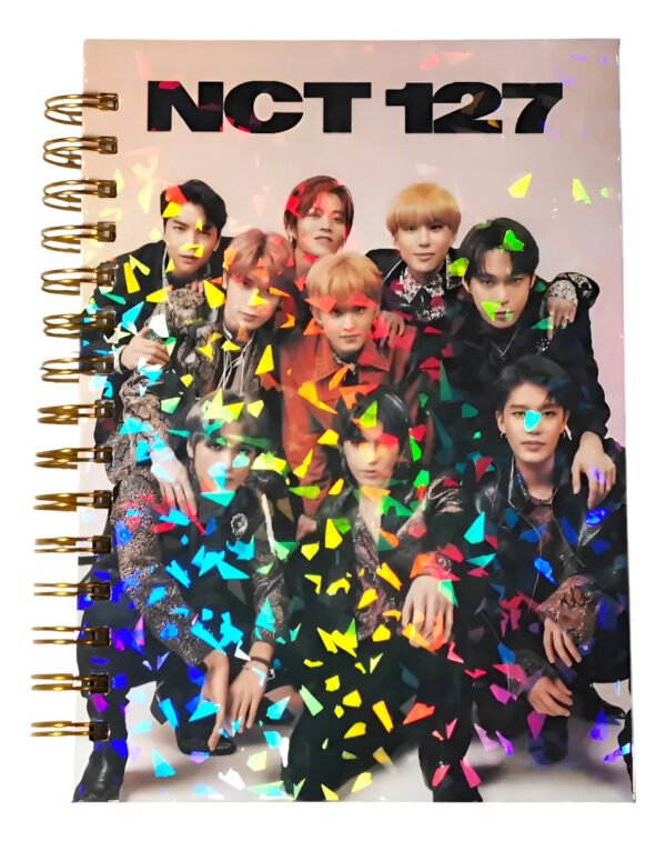 Nct 127 Cuaderno Holográfico Con Esquelas / K-pop