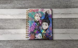 D_NQ_NP_2X_638764-MLC51284069692_082022-F Cuaderno Yuri On Ice Holográfico Con Esquelas Agenda Anime