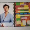 Harry Styles Agenda Holográfica Con Hojas Tipo Esquela