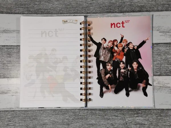 Nct 127 Cuaderno Holográfico Con Esquelas / K-pop