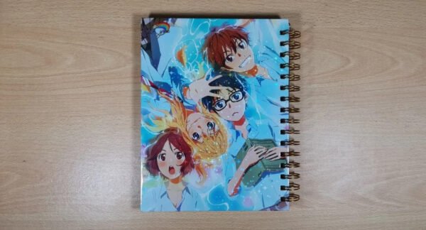 D_NQ_NP_2X_650685-MLC49856909353_052022-F Your Lie In April Cuaderno Holográfico Con Esquelas Shigatsu