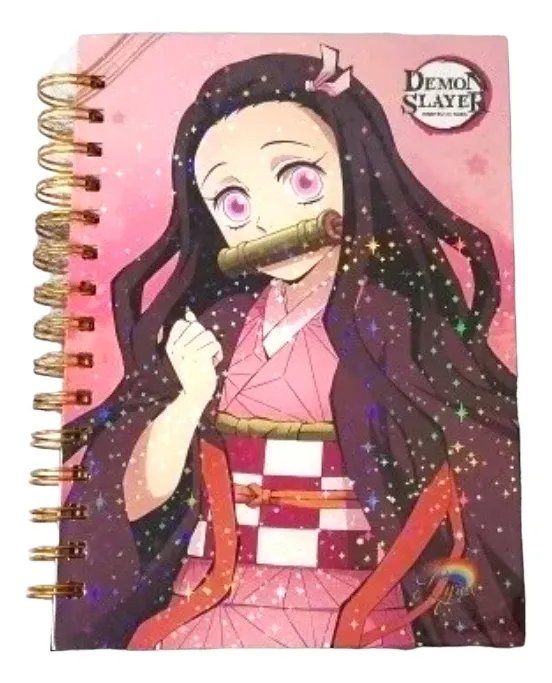 Nezuko Cuaderno Holográfico Kimetsu No Yaiba Demon Slayer
