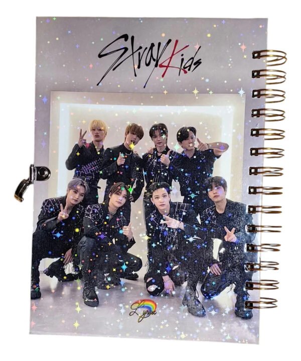 D_NQ_NP_2X_654772-MLC91998604704_092025-F Stray Kids Diario De Vida Con Candado Holografico Kpop