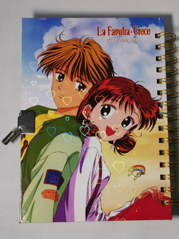 D_NQ_NP_2X_661347-MLC52178978708_102022-F Marmalade Boy Diario De Vida Con Candado