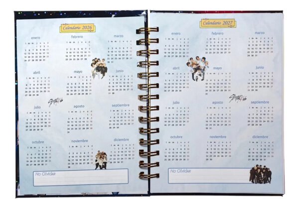 Stray Kids Agenda 2026 - 9 Cards Holograficas - Poster