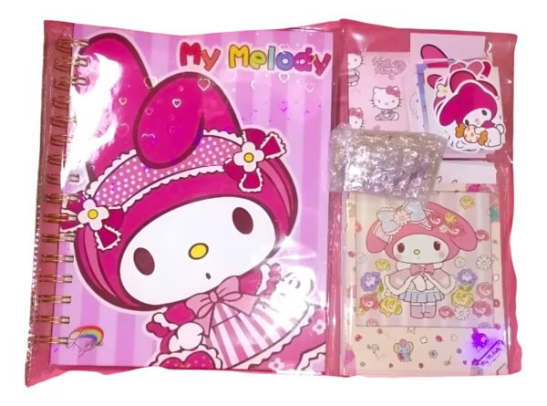 My Melody Pack Holografico Cuaderno y mas