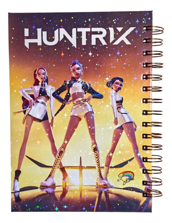 Las Guerreras Kpop Croquera Con Tapas Holograficas + Sticker