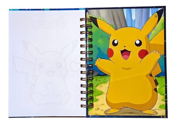 D_NQ_NP_2X_671661-MLC90965727805_082025-F Pikachu Agenda Holografica Con Esquelas Pokemon