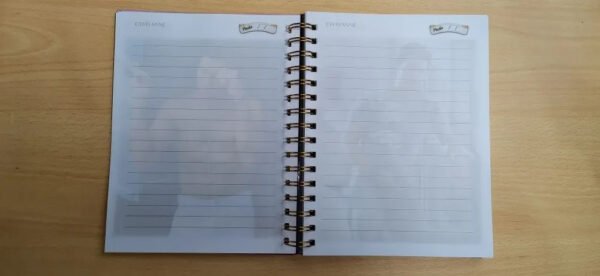 Chayanne Cuaderno Tapas Duras Holográficas Con Esquelas