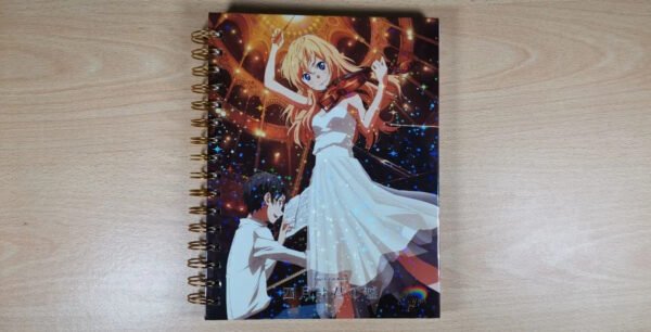 D_NQ_NP_2X_676566-MLC49856912347_052022-F Your Lie In April Cuaderno Holográfico Con Esquelas Shigatsu
