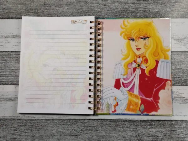 Lady Oscar Cuaderno Holográfico Con Esquelas Anime Manga