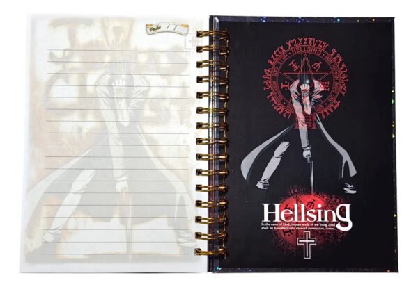 D_NQ_NP_2X_678284-MLC95121335747_102025-F Hellsing Diario De Vida Holografico Con Candado Y Llaves Holográfico