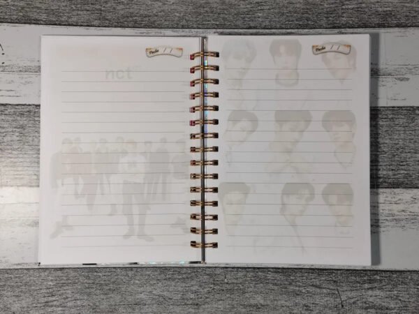 Nct 127 Cuaderno Holográfico Con Esquelas / K-pop