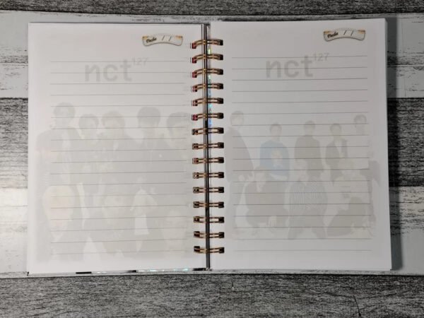 Nct 127 Cuaderno Holográfico Con Esquelas / K-pop