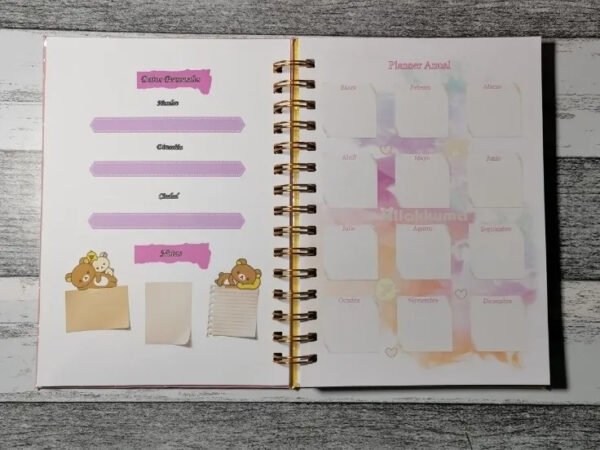 Rilakkuma Pack Holográfico Cuaderno Anime