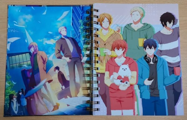 Given Cuaderno Holográfico Con Esquelas Anime