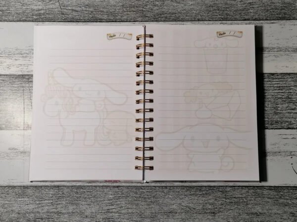 Cinnamoroll Cuaderno Holográfico Con Esquelas Anime Kawaii