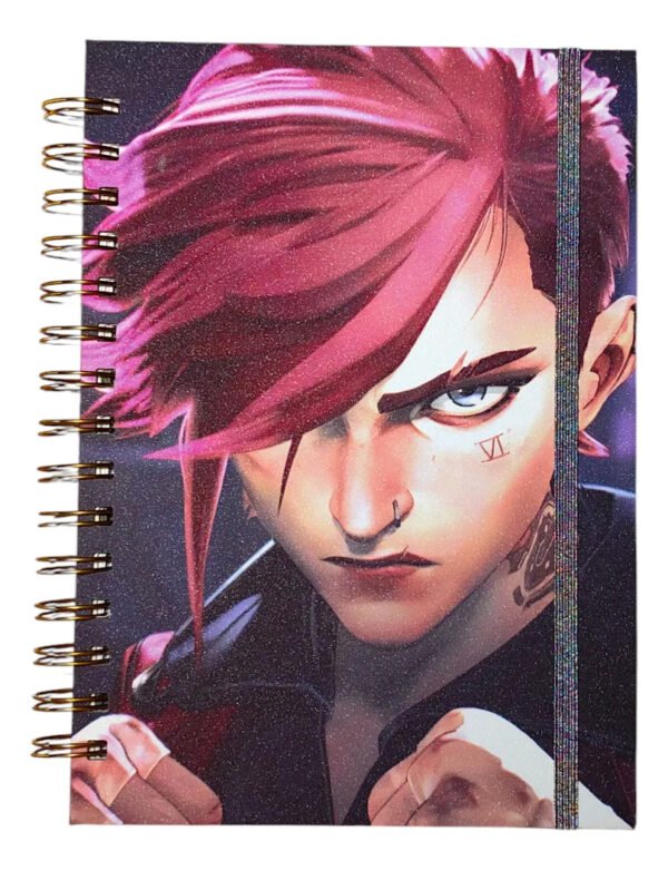 Vi Arcane Agenda Efecto Glitter Violet X Caitlyn Caitvi Jinx