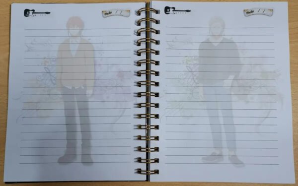 Given Cuaderno Holográfico Con Esquelas Anime