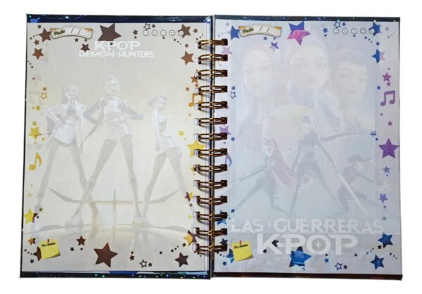 D_NQ_NP_2X_695157-MLC91056868628_092025-F Las Guerreras K-pop Pack Holografico Agenda - Llavero Y Mas