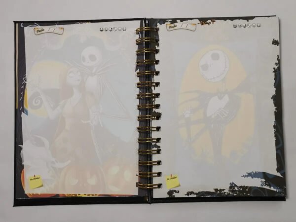 D_NQ_NP_2X_696751-MLC52173357734_102022-F l Extraño Mundo De Jack Agenda Cuero Cuaderno Tim Burton