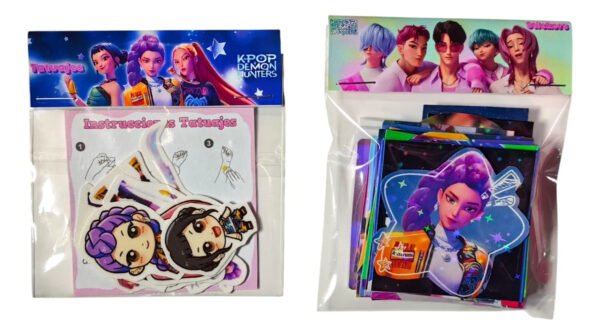 Las Guerreras K-pop Pack Memorice, Croquera, Tatuajes Y Mas