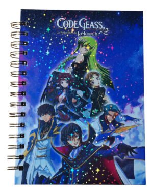 D_NQ_NP_2X_708577-MLC81825402468_012025-F Code Geass Cuaderno Holografico Anime Lelouch Con Bolsillo