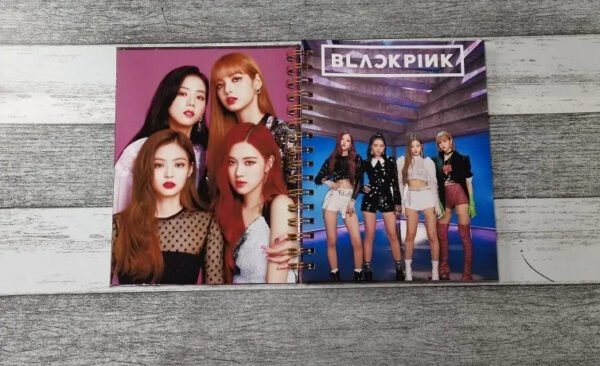 D_NQ_NP_2X_715466-MLC51672725483_092022-F Blackpink Cuaderno Holográfico Con Esquelas K-pop Black Pink