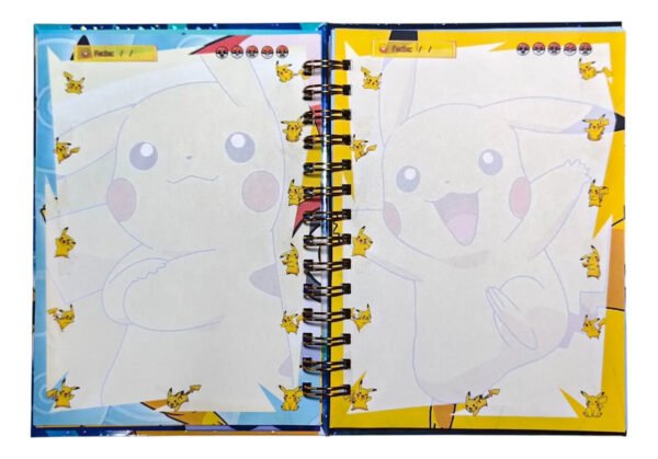 Pikachu Diario De Vida Holografico Pokemon