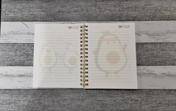 D_NQ_NP_2X_717699-MLC51205619164_082022-F Palta Cuaderno Holográfico Con Esquelas Aguacate Kawaii