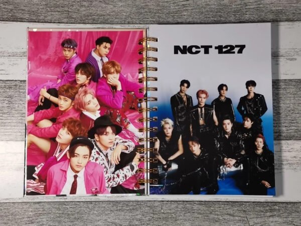 Nct 127 Cuaderno Holográfico Con Esquelas / K-pop