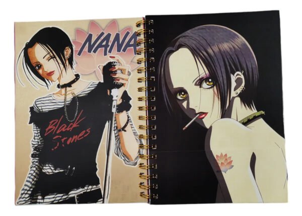 Nana Anime Cuaderno Grande B5 Holografico + Elastico Ai Yazawa