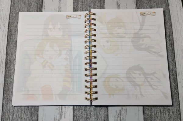 D_NQ_NP_2X_722817-MLC51902956106_102022-F K-on! Cuaderno Holográfico Con Esquelas Anime Yui Mio Ritsu
